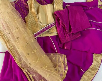 kathak anarkali dress/ Indian classic dance costume/kathak costume/anarkali/8 meters flare anarkali/brocade vest/custom made/Indian ethnic/