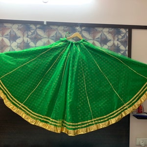 Bollywood dance costume kathak costume Indian wedding Indian dance skirt lehenga image 3