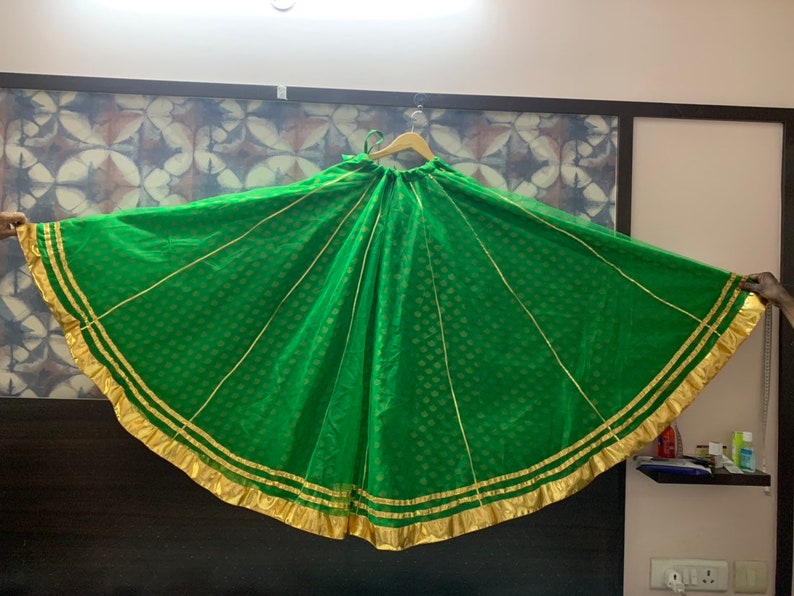 Bollywood dance costume kathak costume Indian wedding Indian dance skirt lehenga image 3