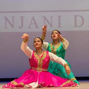 Bollywood dance costume/custom made/double layer anarkali/Indian dance wear/kathak anarkali/big flare/recital wear/rangmanch costume/kathak