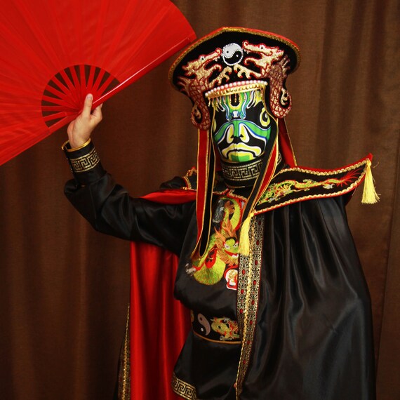 Mask Change Costume Suit Magic Trick Face Change Chinese Mask Etsy