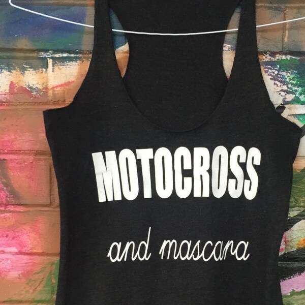 MOTOCROSS and mascara Women's Motocross Shirt (Tank Top)