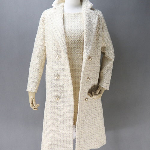 Womens Custom Made Tweed Sheath Dress 