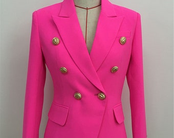 Hot Pink Blazer | Etsy