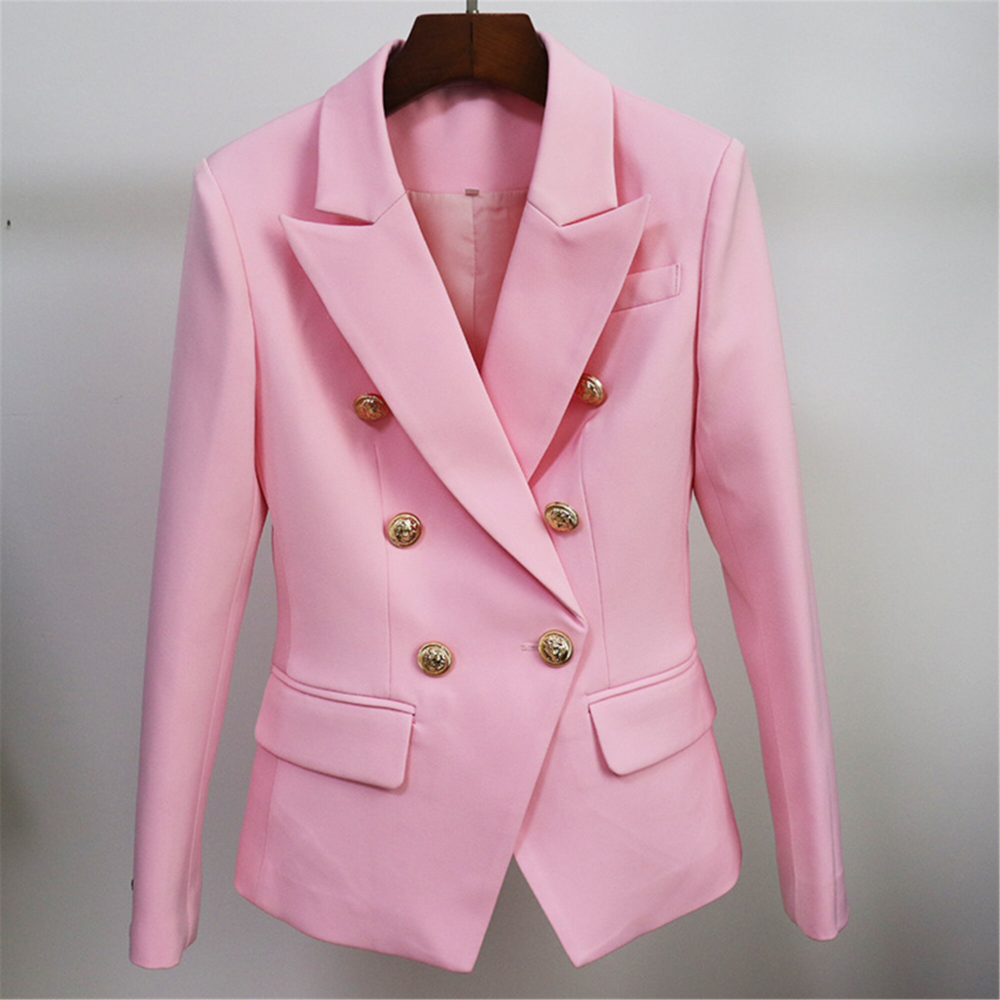 Women's Luxury Golden Lion Buttons 