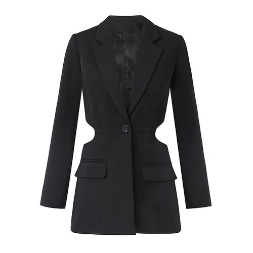 monochrome blazer womens
