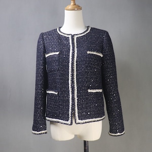 CUSTOM MADE Tweed Jacket /Plus Sizes / Sequinned Jacket + Shorts/Skirts/Trousers for Wedding, Speech Day, Graduation, Formal Event