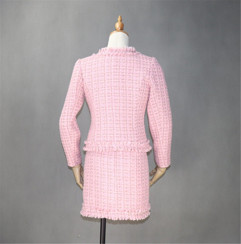 Women's Custom Made Suit Tweed Jacket Skirt Suit 6 Colours, Plus Sizes, Children formal Suit, Wedding, Speech Day, Personalised clothes image 7