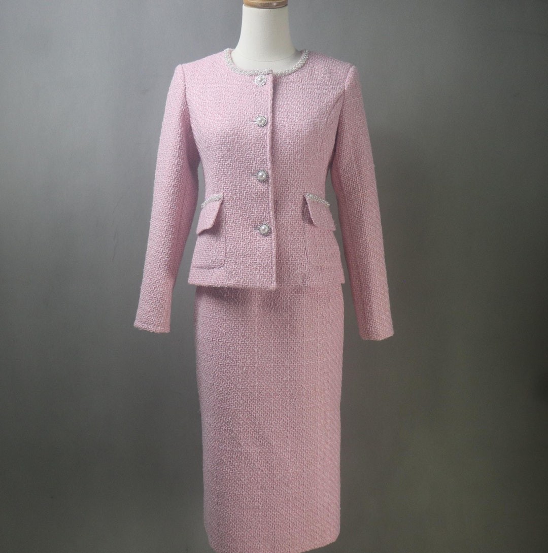 Petal Pink Skirt Suit