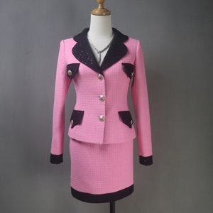 Custom Made Hot Pink Tweed Suit / Plus Sizes, Children Size / for Wedding Guest, Dog Show, Personalised Gift, Business Meeting, Birthday
