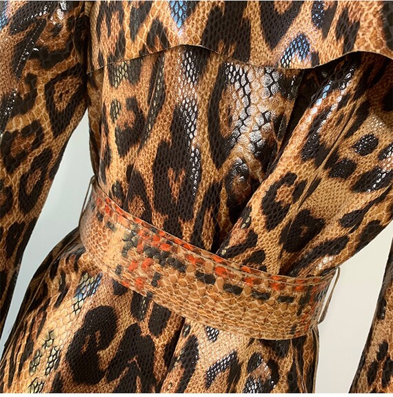 Luxury Women Snake Print Faux Snake 