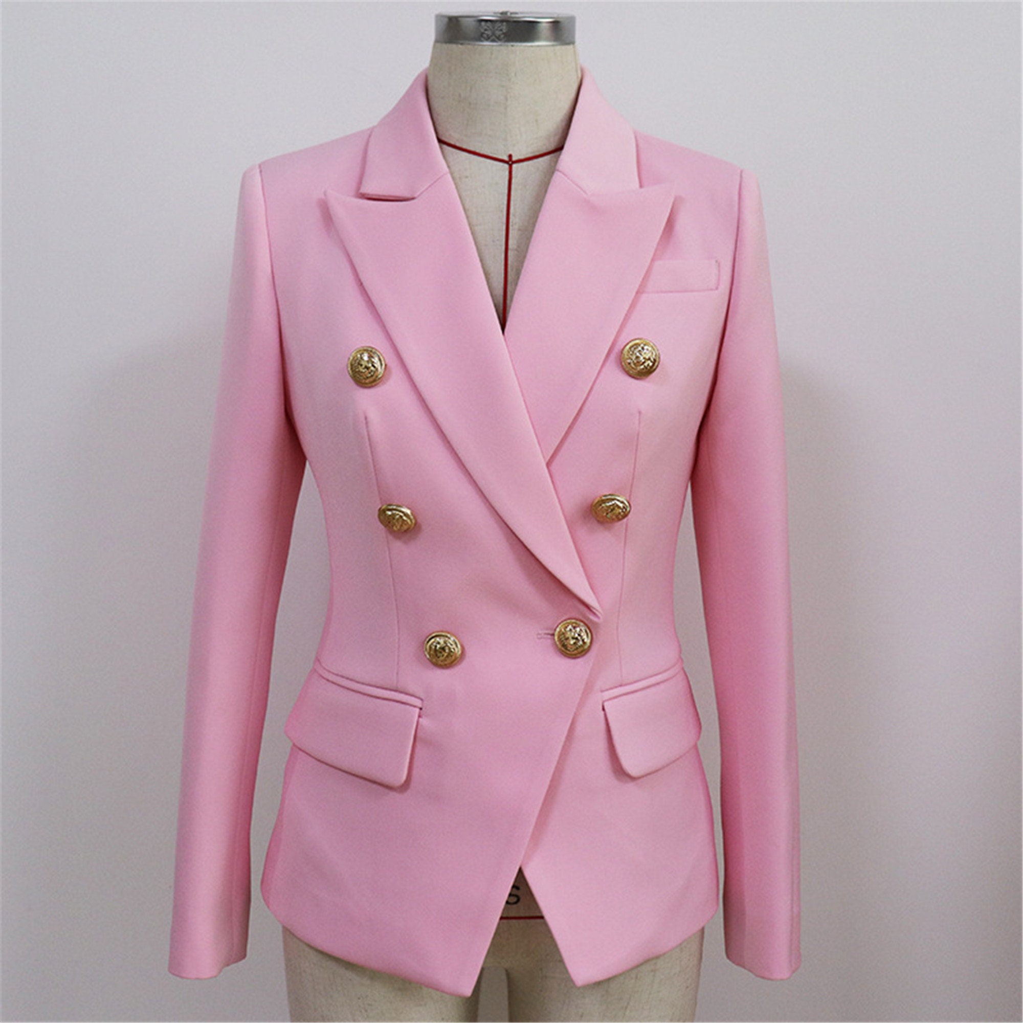 soft pink blazer womens