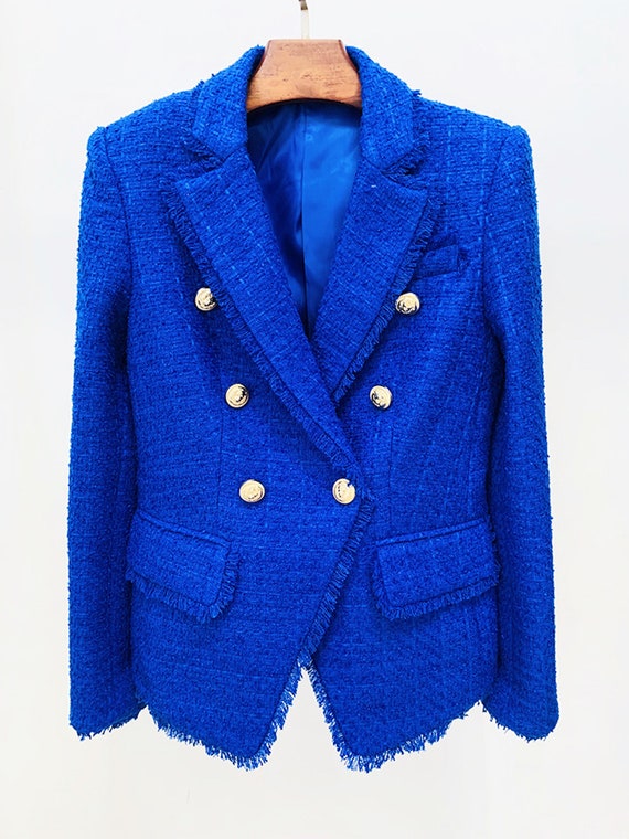Fitted shop tweed jacket