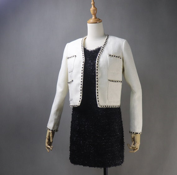 Black short jacket for wedding sales