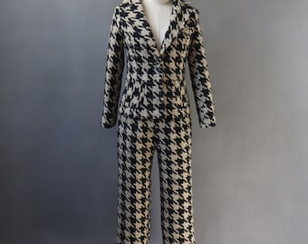 CUSTOM MADE Houndstooth Suit Jacket Coat Blazer+Trousers(Skirt/Shorts), Matching Set, Speech Day, Graduation Suit, Wedding Suit