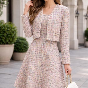 jacket to wear with fit and flare dress These Are the Jacket-and-Dress Pairings Fashion People Wear on Repeat
