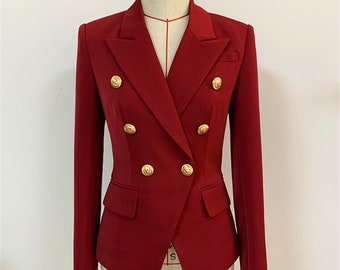 dark red jacket