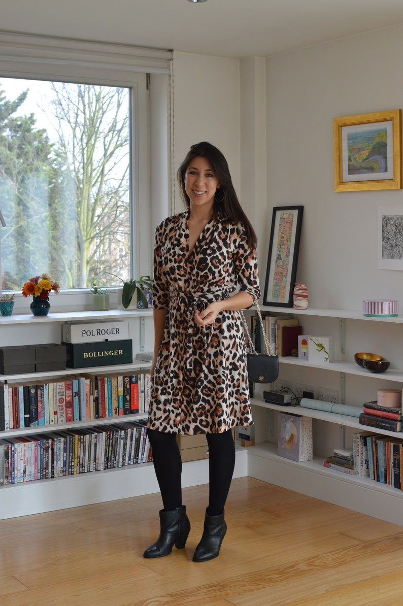 Mayfair Dress PDF Sewing Pattern Jersey Dress 2 Skirt and 3 Sleeve