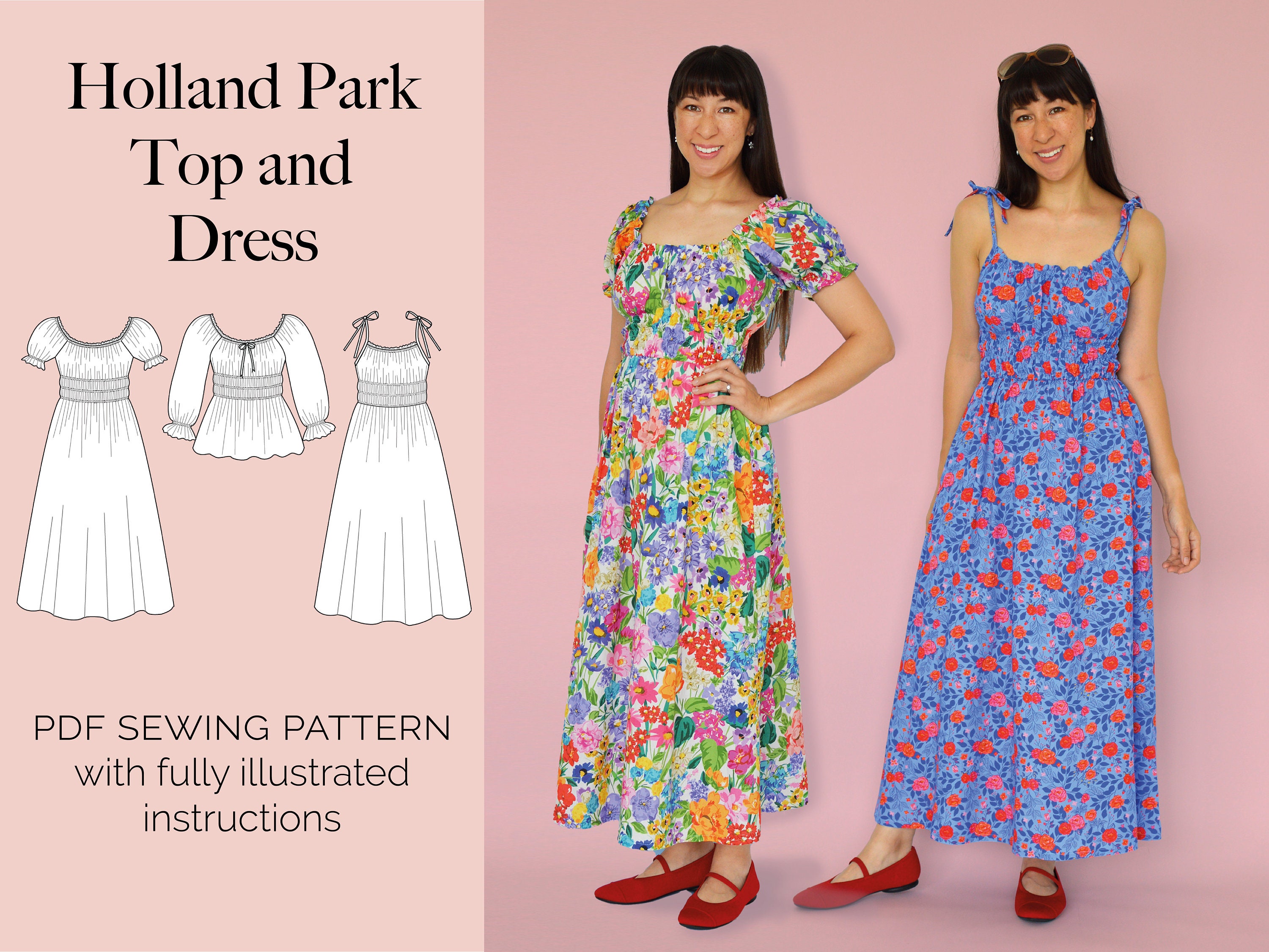 cottagecore dress pattern pdf free Cottagecore Dress Sewing Pattern  Elegant & Easy to Make  IndiePattern