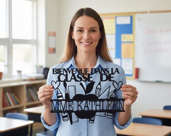 Cadeaux parfaits pour des enseignants Affiche pour porte ou murale.