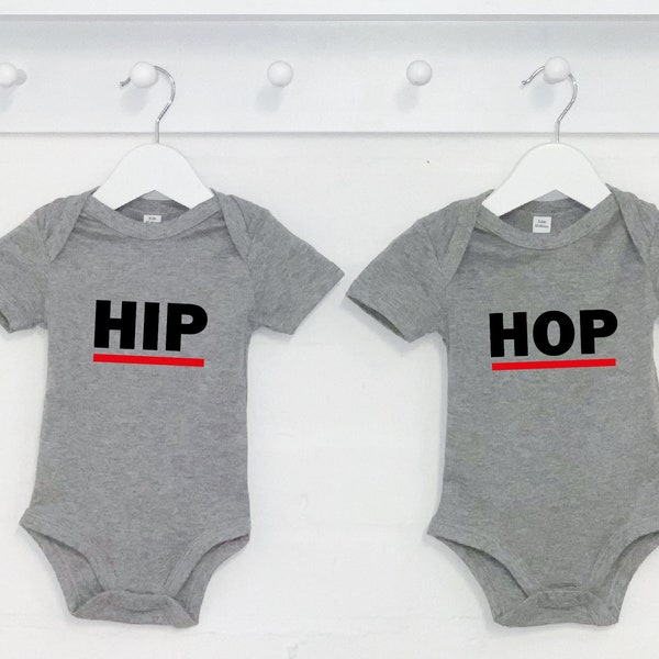 Hip Hop Baby Weste Set für Zwillinge.