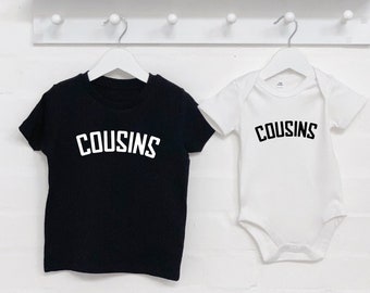 Cousins Matching T Shirt And Babygrow Set