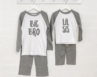 big sister little brother pyjamas