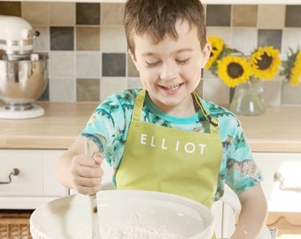 Personalised Kids Apron With Name