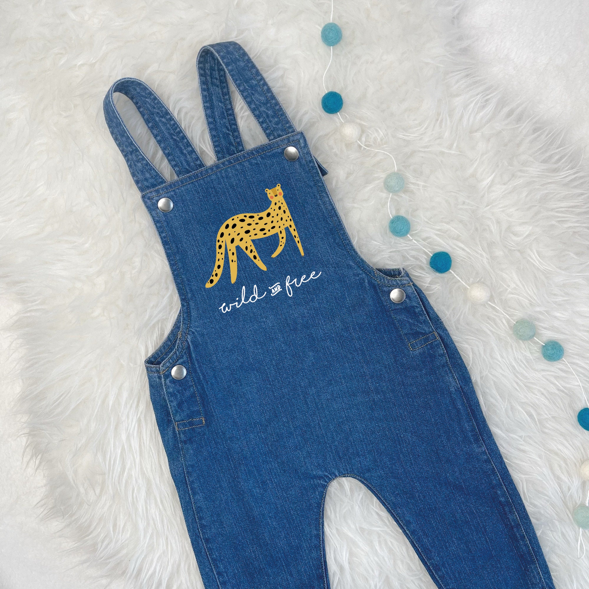 Baby boy denim dungarees 2025