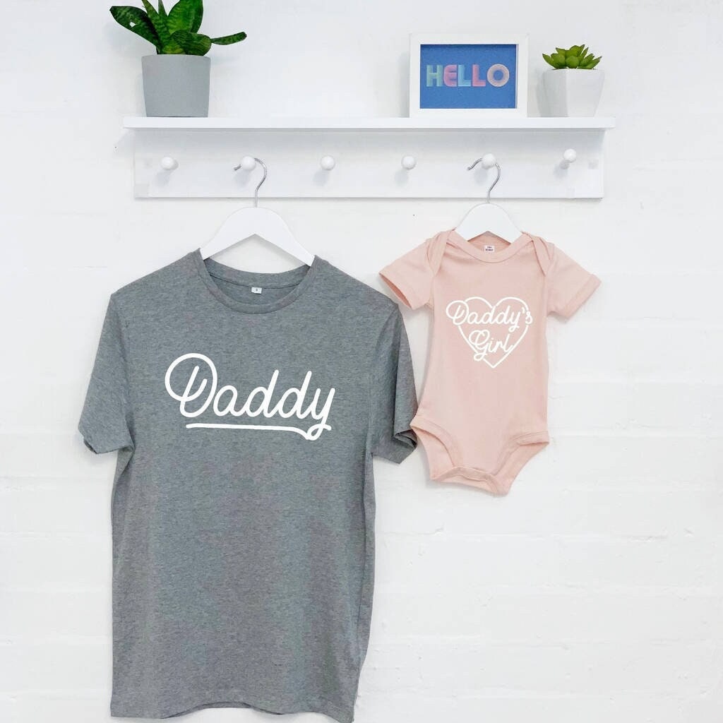 Daddy and Daddy's Girl Matching T Shirts - Etsy UK