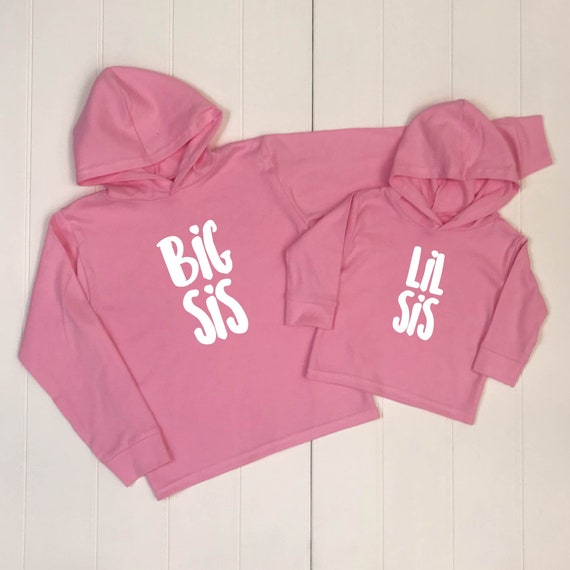 big sis lil sis hoodies