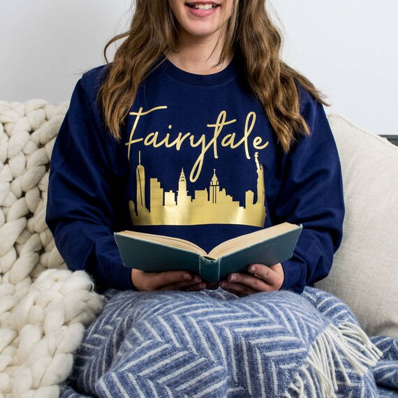 Pull de conte de fees de New York Horizon de New York Pull de conte de fees Sweat shirt de Noel Pull de conte de fees de New York Etsy France