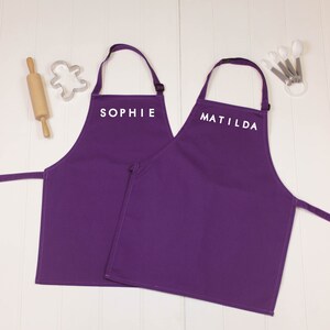 Personalised Kids Apron Set With Name. image 3