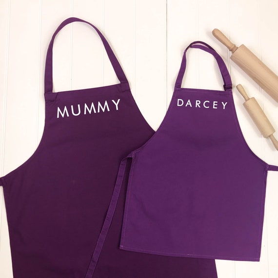 Personalisierte Mama Und Mich Schurze Muttertagsgeschenk Etsy