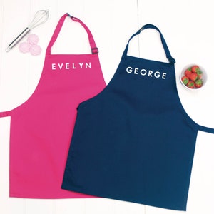 Personalised Kids Apron Set With Name. image 5