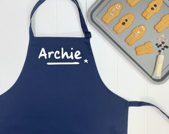 Kids Apron Personalised With Star