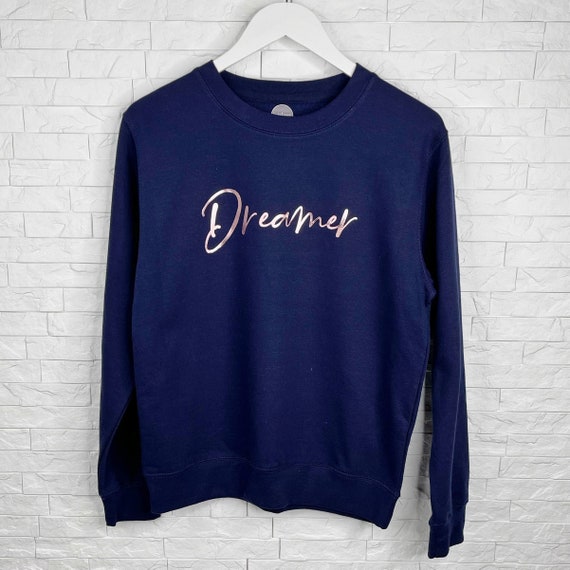 Dreamer Sweatshirt Rose Gold - Etsy