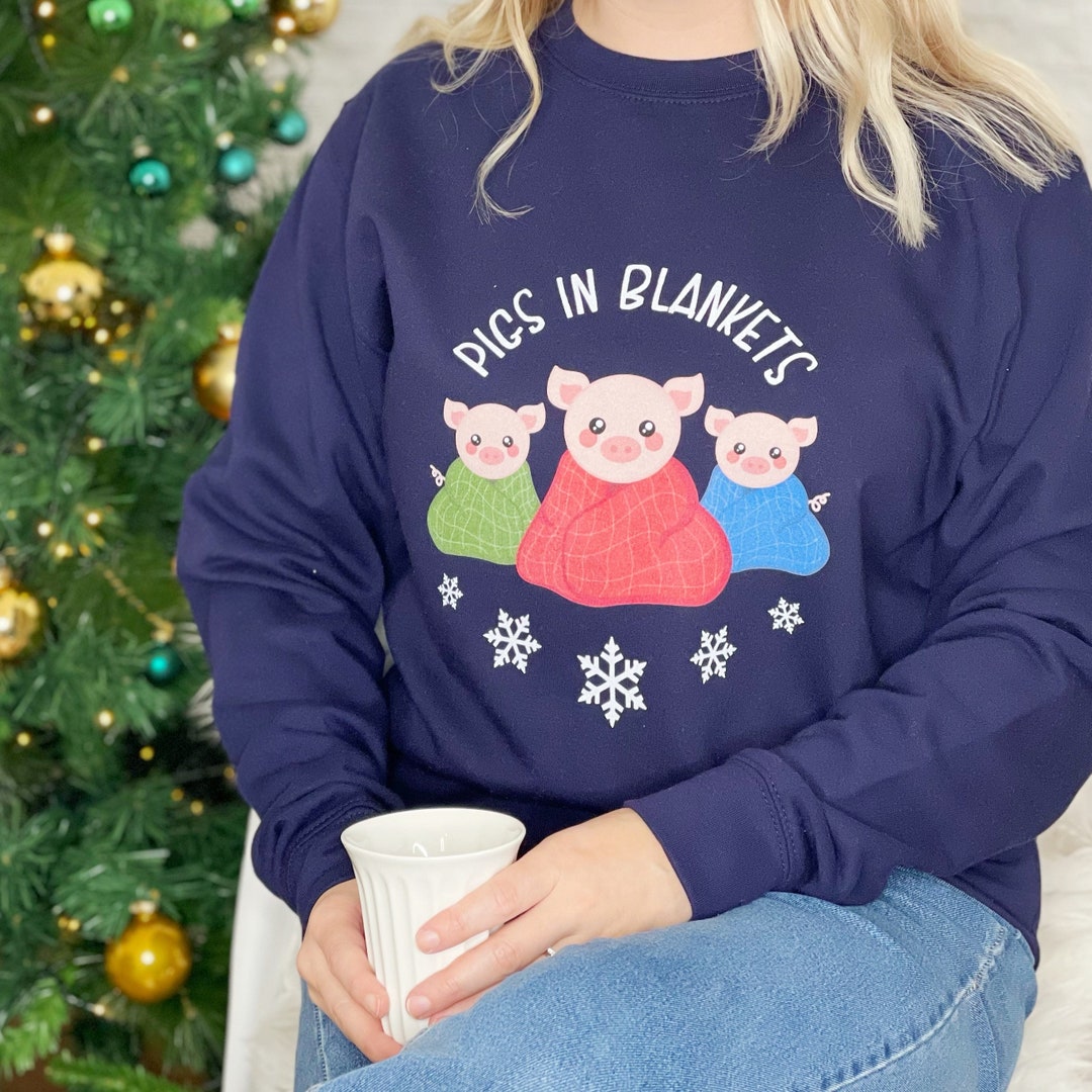 Pigs in Blankets Christmas Jumper Etsy