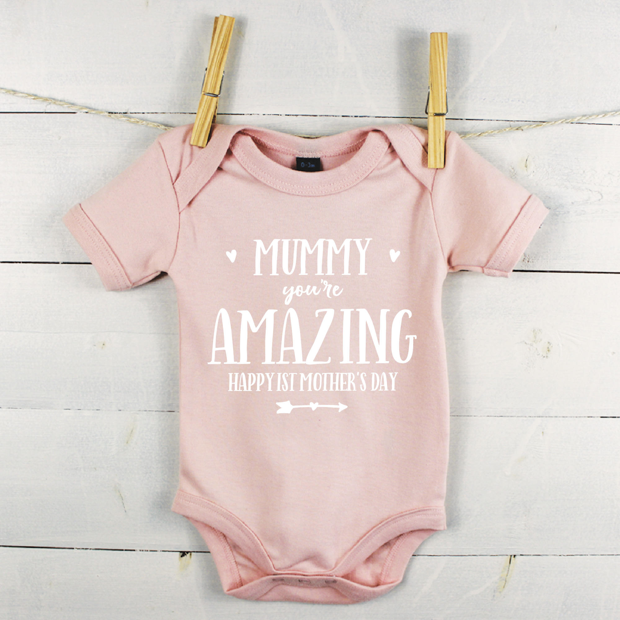 1st mothers day baby grow