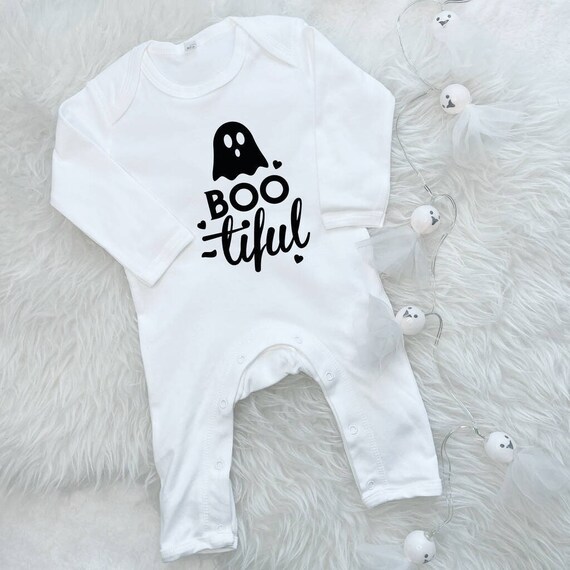 Ghost Babygrow White Ghost Babygrow White