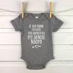 Favoriete Tante Baby Grow Personaliseren Met Naam Cadeau Etsy