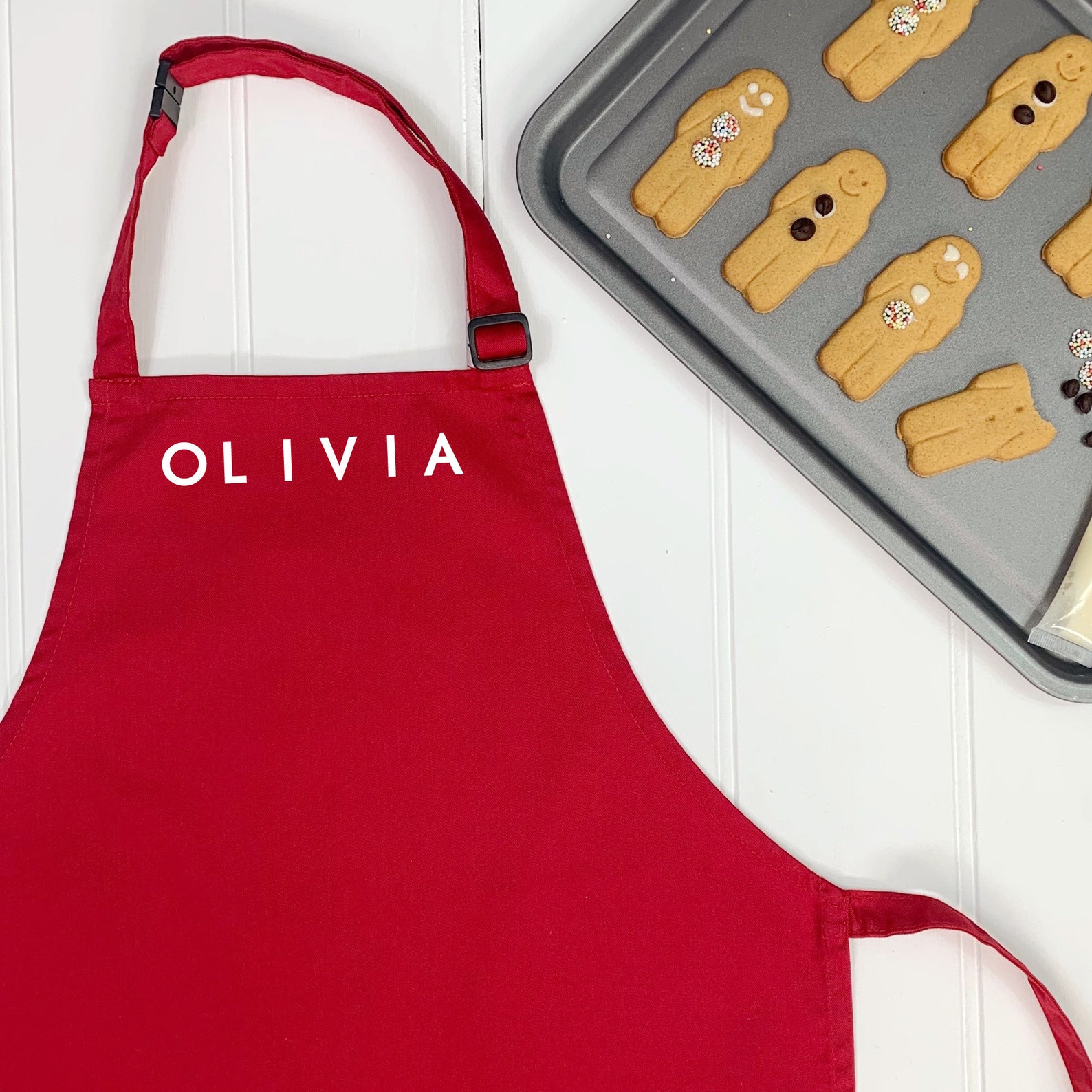 Personalised Kids Apron With Name Etsy UK