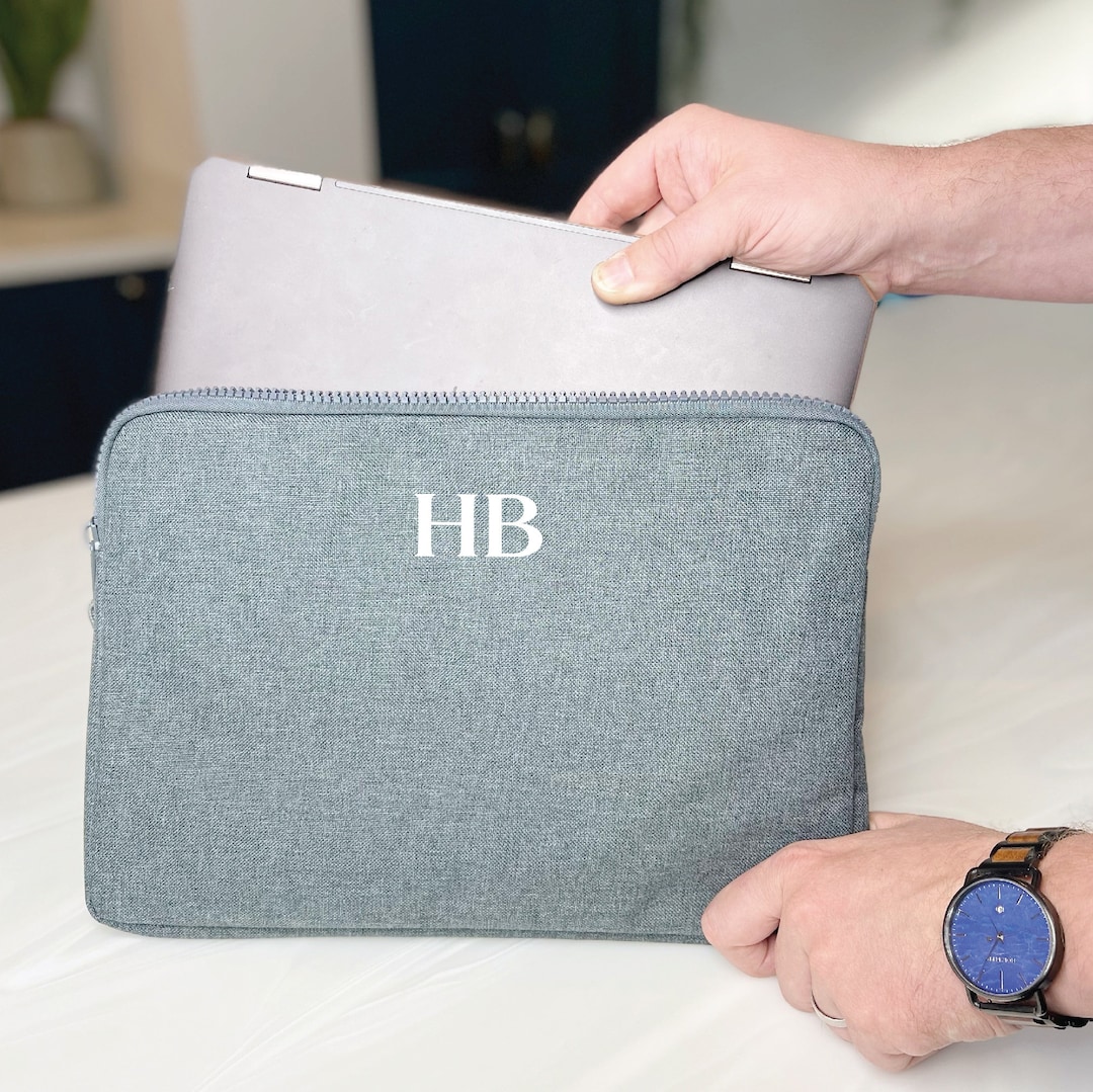 Personalised Laptop Case With Initials Etsy