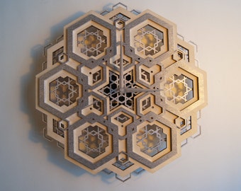 Time 01 - / Sacred Geometry Clock
