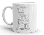 Barber Chair Patent Mug - Barber Mug , Barber Gift, Hair Stylist Gift, Patent Mug, Hair Salon Mug, Barber Patent