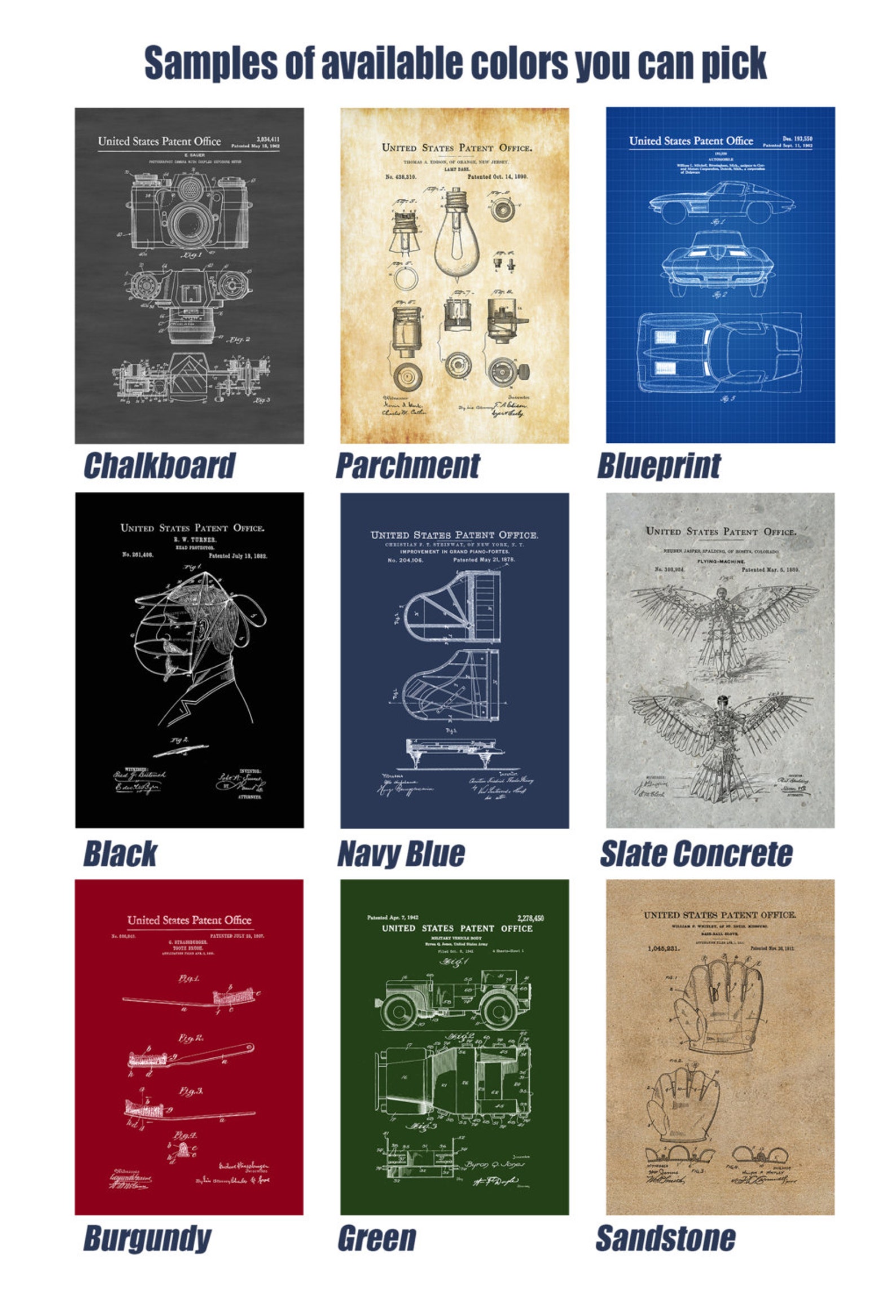 First Tattoo Machine Patent 1891 Tattoo Gun Patent Etsy