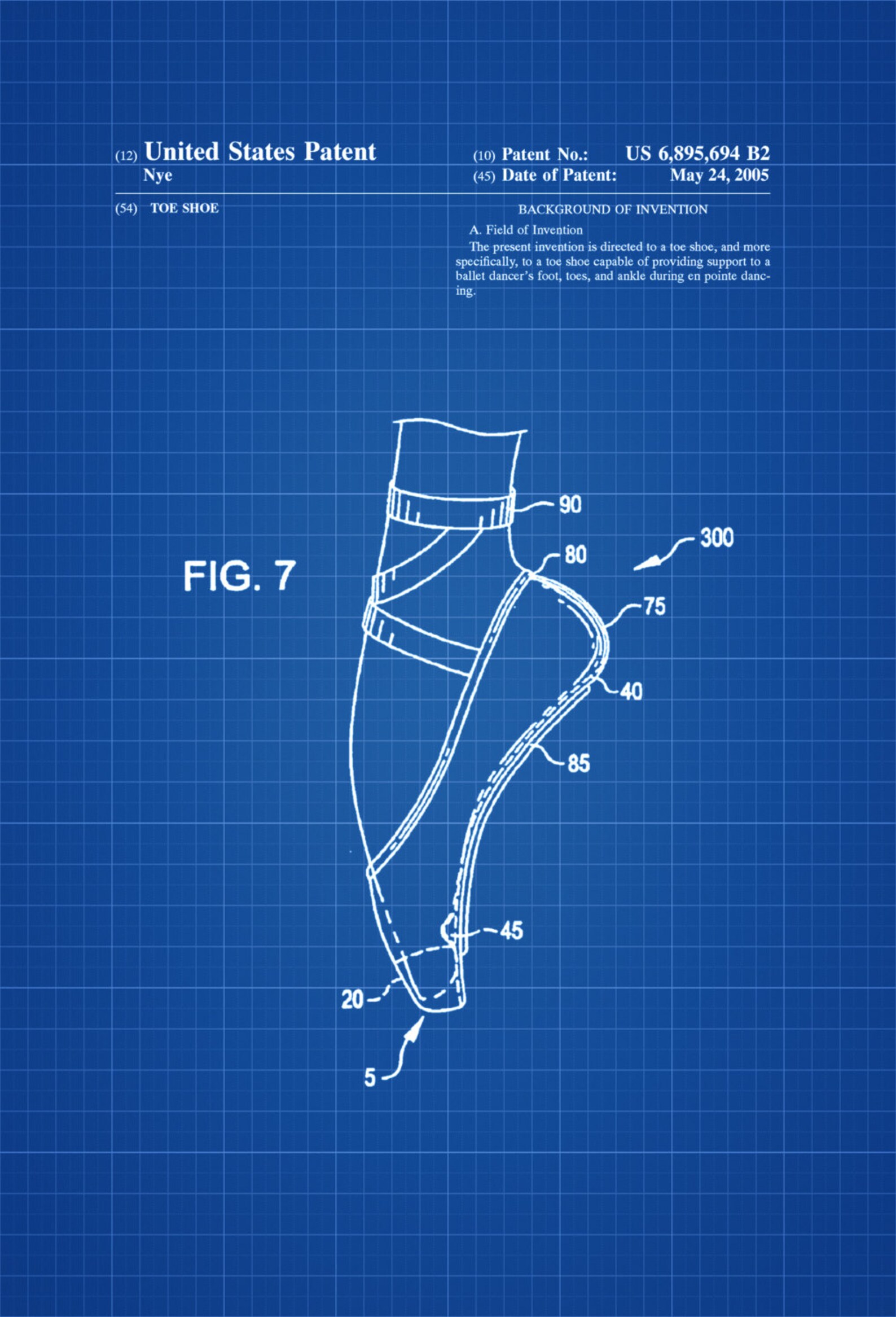 pointe shoe patent - patent prints, ballet shoes, toe shoe, pointe shoe, dance studio, ballerina gift, dance mom, ballet decor