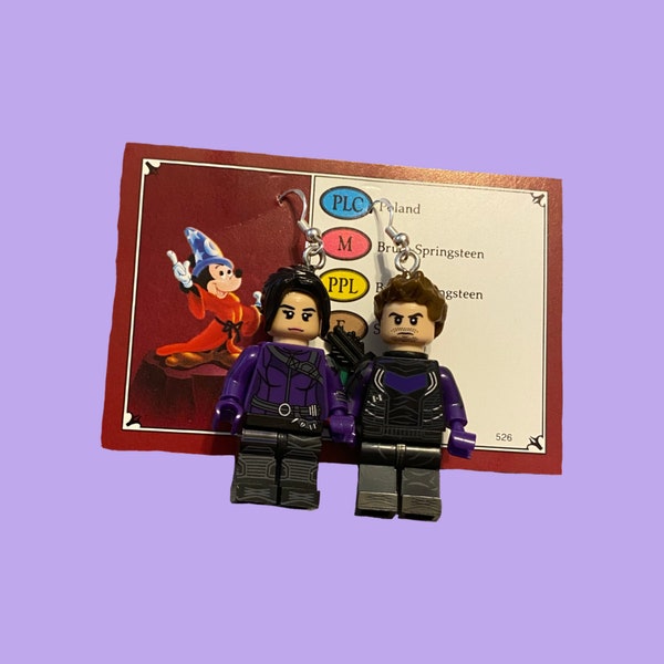 Hawkeye-Marvel LEGO Earrings