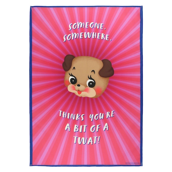 Cotton Tea Towel - Someone Somewhere