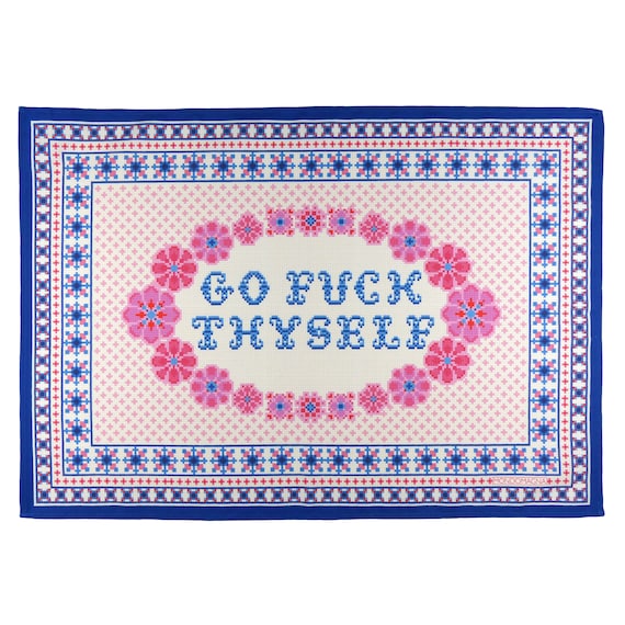 Cotton Tea Towel - Go Fuck Thyself